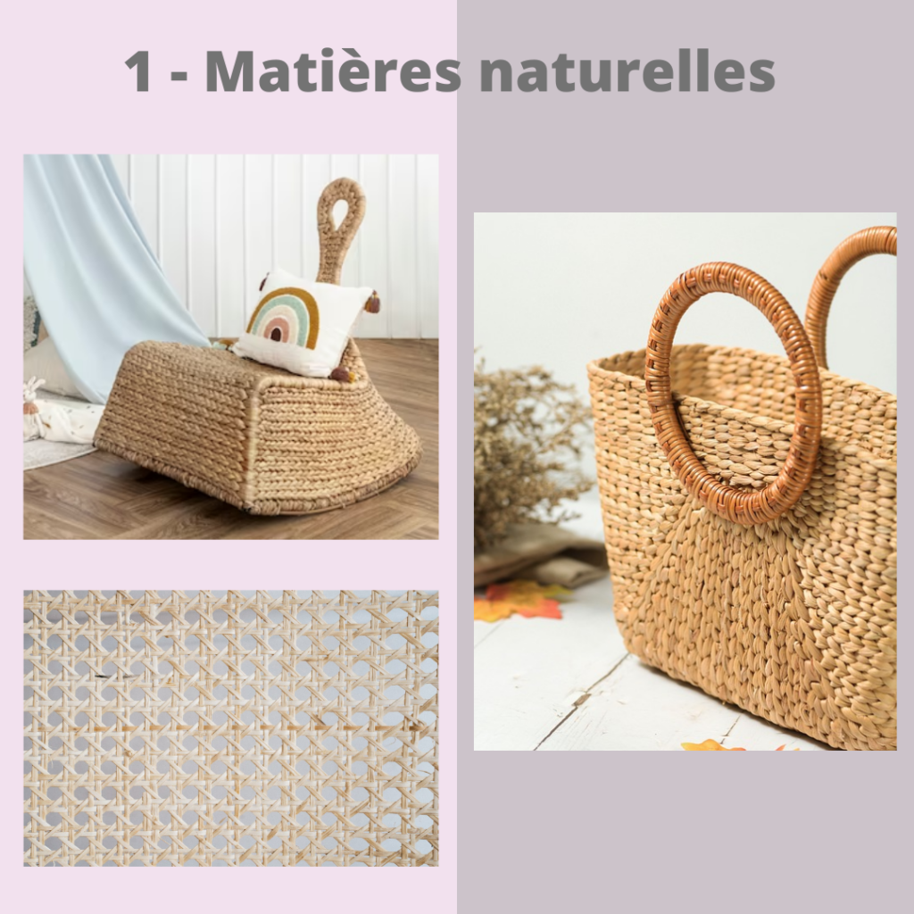 Matières naturelles