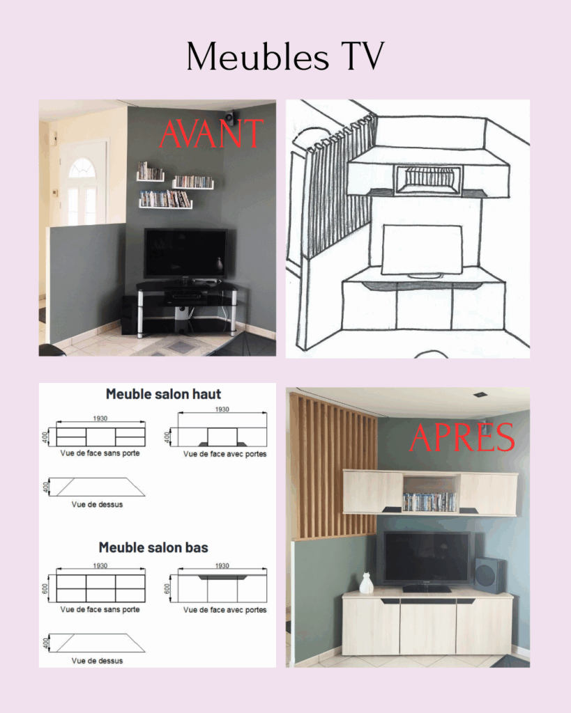 Meubles TV sur-mesure