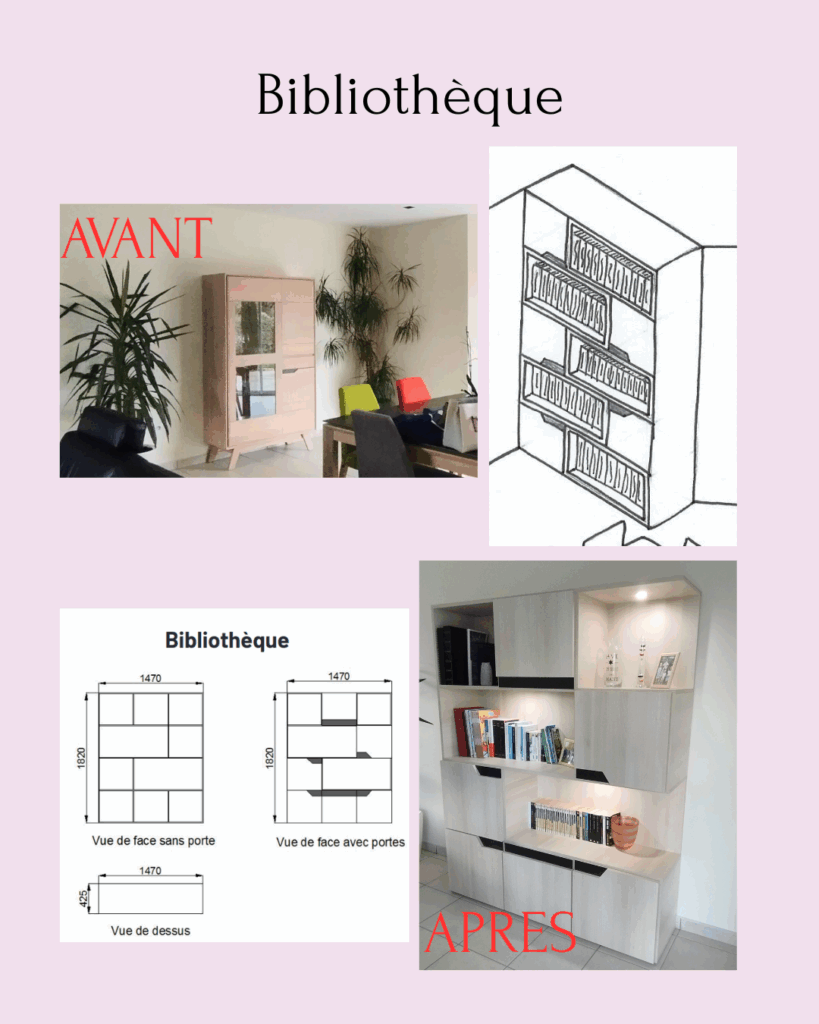 Bibliothèque sur-mesure
